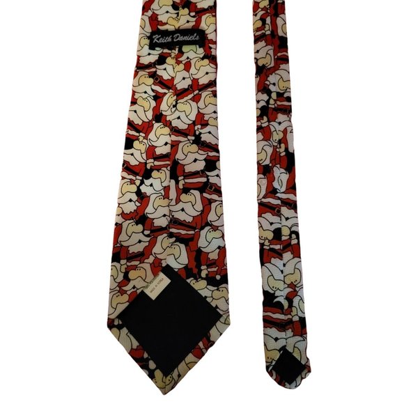 Keith Daniels Santa Claus Christmas Neck Tie - Picture 8 of 12
